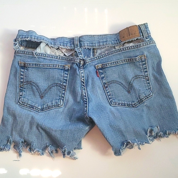 Levi's Shorts Levi Short Size 8 Cut Outs Dazzey Dukes Poshmark